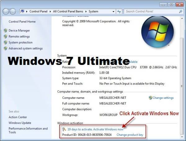 Windows 7 ultimate serial key crack